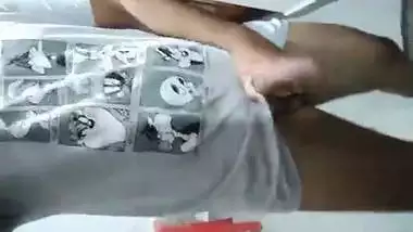 Indian college guy exposing big dick