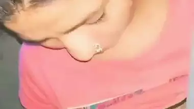 Sexy Bhabhi catches her Devar jerking and gives a handjob