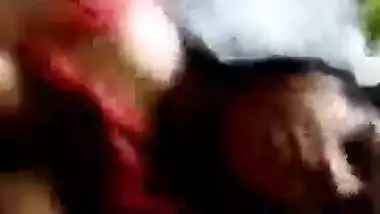 Vilage Lover Kissing and Boob Pressing With Clear Talk