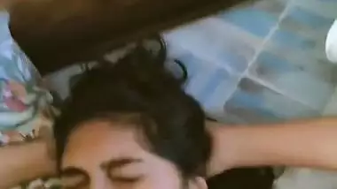 Lover fucks GF’s mouth and cums on her face in Hindi bf