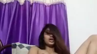 Today Exclusive- Horny Desi Girl Showing Her Boobs And Masturbating Part 2