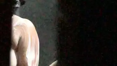 Son peeping mom bath and recording for masturbation