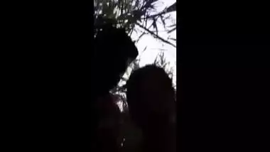 Desi couple records sex video during which boy plays with GF's XXX tits