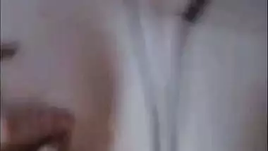 Cute Rajasthani GF showing nude boobs to boyfriend