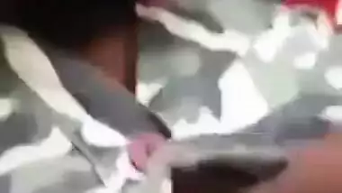 Tribal village girl outdoor sex MMS