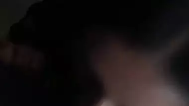 Attractive eyes and boobs of hot Indian girlfriend