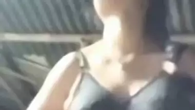 Bengali village girl bra removed and boobs pressing