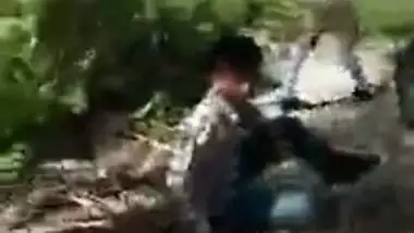 Tamil school girl fuck outdoor as real slut and caught on cam. Desi mms