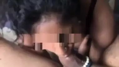 Sexy malyali babe using her necklace as Cock ring then suck