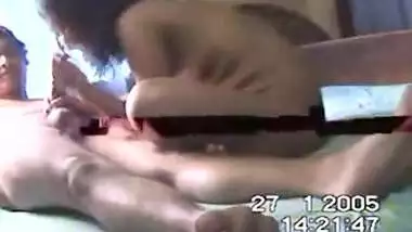 XXX sex video of a kinky couple recording their home sex session