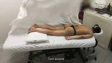 Sarah, 21 years old Indian college girl gets her unforgettable first massage.