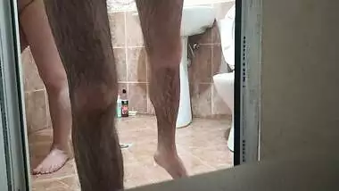 Mallu Girlfriend I Put My Big Dick In Her Big Ass And Pussy Under The Shower In The Bathroom