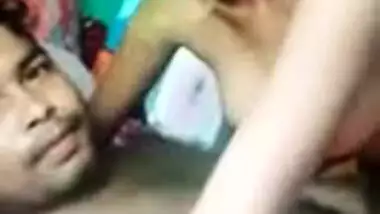 Desi slim wife riding dick of hubby