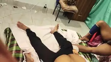 Both guys want to lick and fuck their Desi sister's cunt in MMF