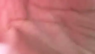 Super cute sexy Indian girl fingering pussy