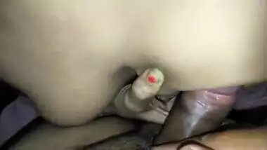 Indian girl rubs her boobies against a small cock in first-person porn