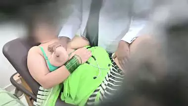 Indian doctor having fun with patient bhabhi
