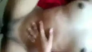 Hindi porn clip of a cute teen fucking her bf for the first time