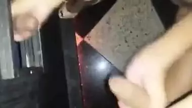DESI TELUGU GIRL PAVITRA GIVING HANDJOB IN PUBLIC PUB