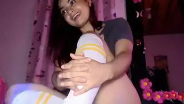 Beauty nri girl enjoys with dilo