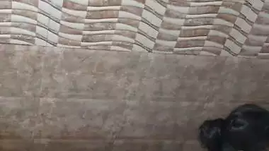 Naked mom bathing caught by horny son for masturbation