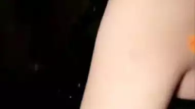 Nude girl shows her butt and enjoys video call sex