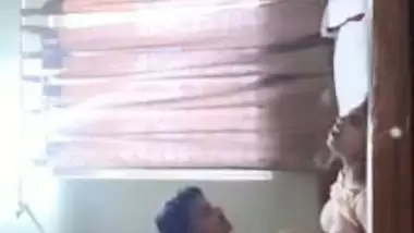 Young lovers homemade sex in missionary style