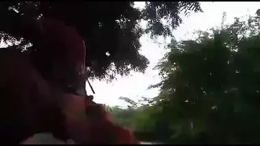 Outdoor sex with mature wife 2